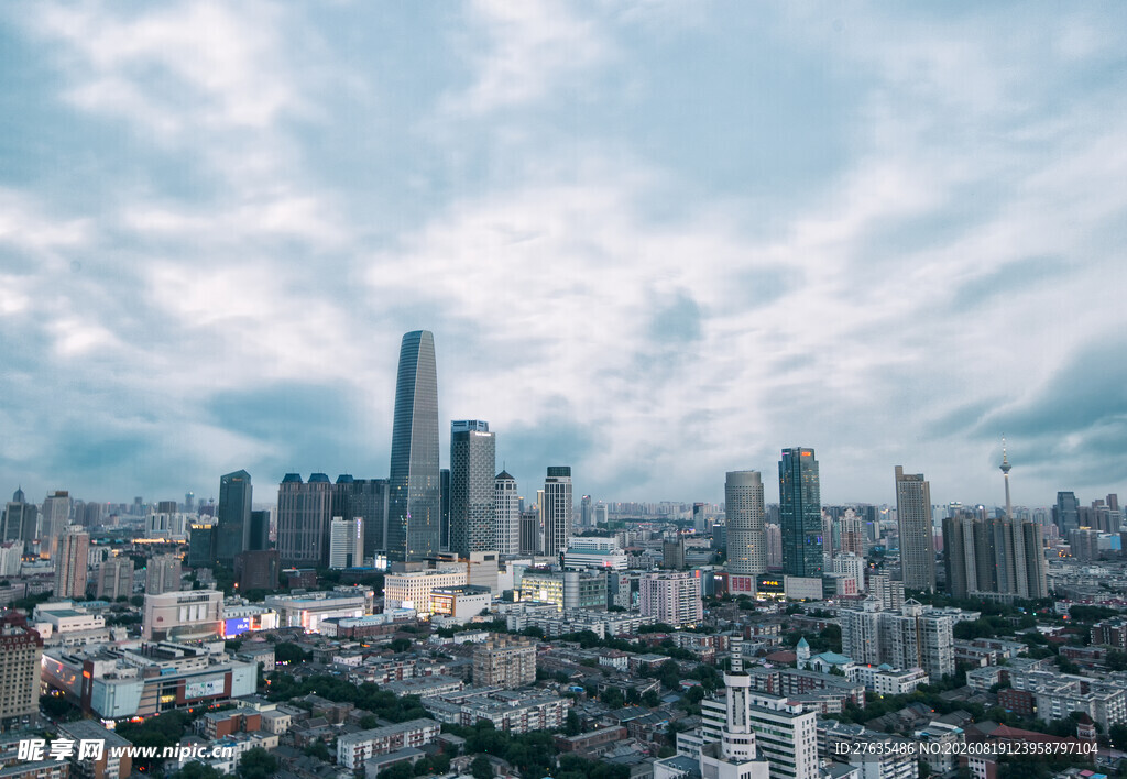 都市天际线繁华城市景观