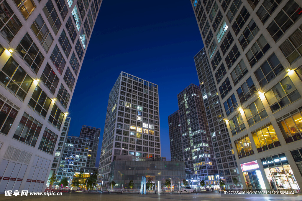 都市璀璨夜景