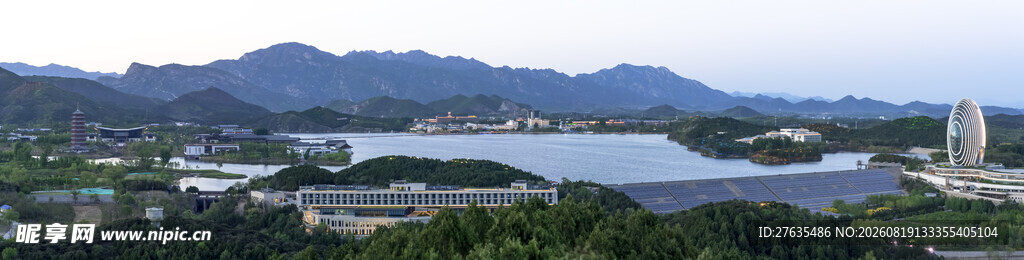 城市山水风光美景