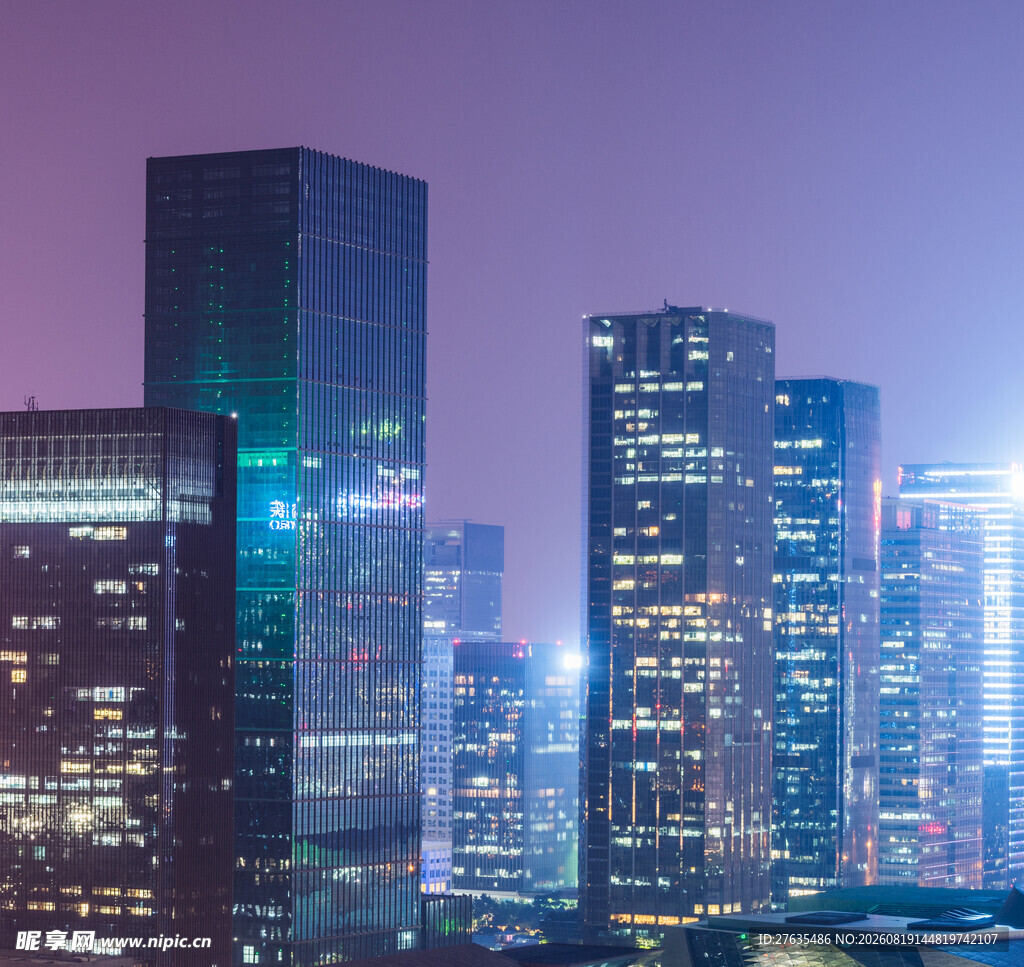 都市璀璨夜景