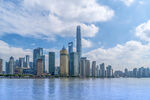 上海外滩城市天际线景观