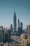 都市高楼林立的壮丽景观