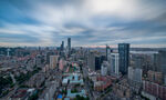 城市天际线俯瞰壮丽景观