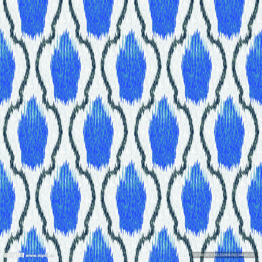 蓝白几何图案纹理背景