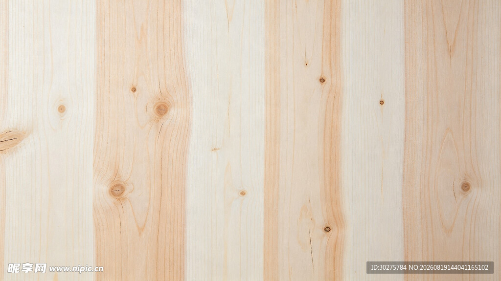 浅色木纹木板纹理展示