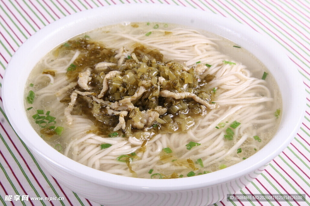 酸菜肉丝面