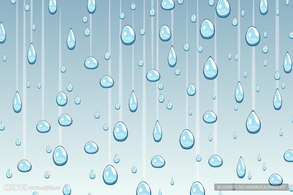 雨滴背景素材