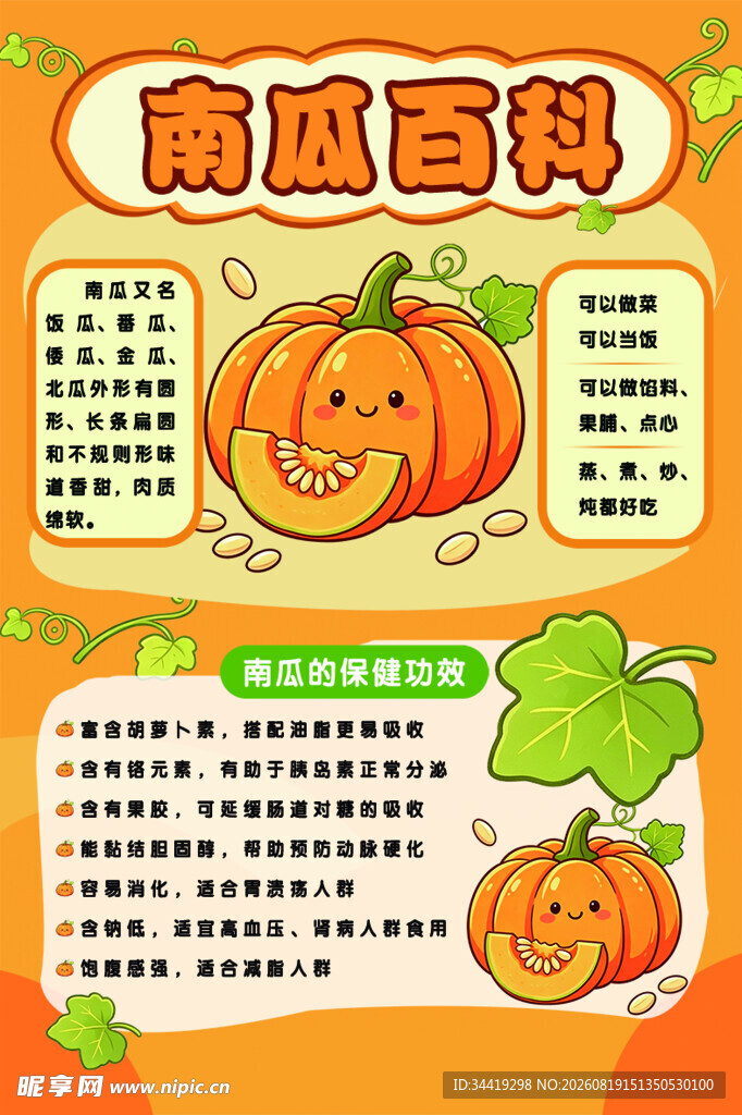 南瓜百科知识介绍