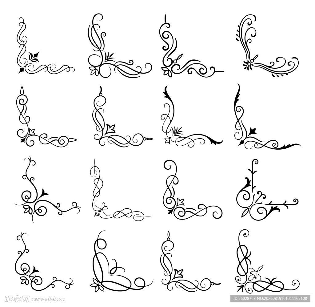角纹花纹