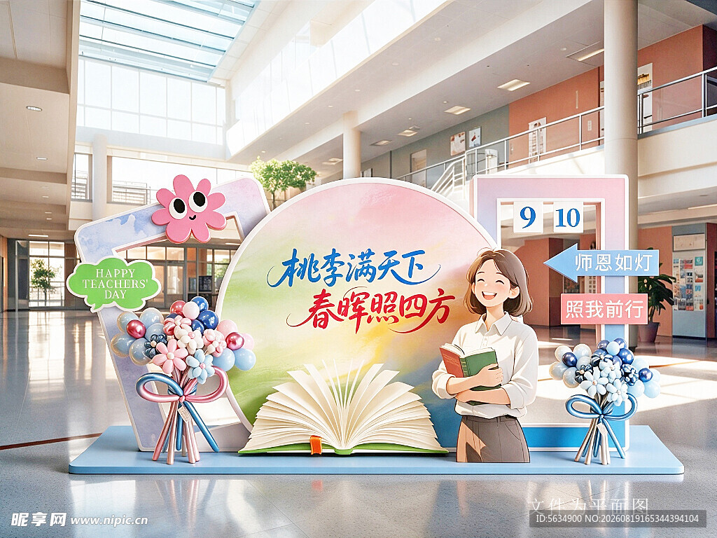 教师节美陈