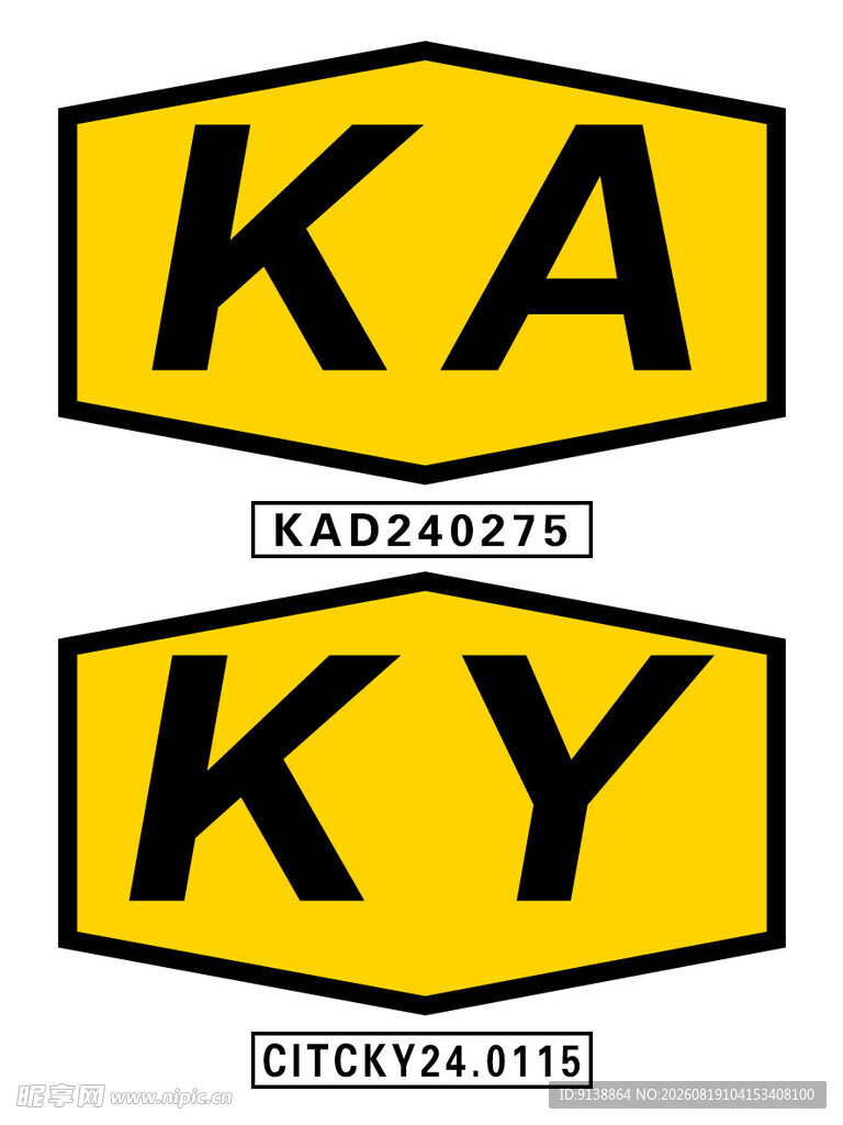 KA与KY标识符号
