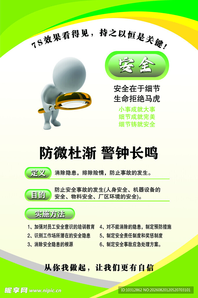 防火杜渐警钟长鸣宣传页