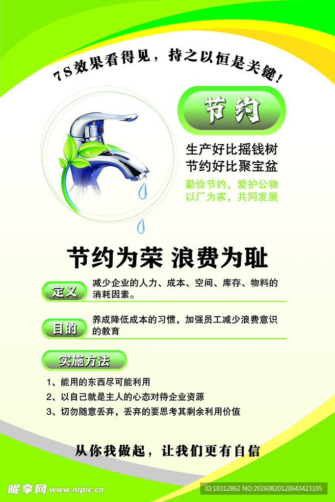 节约用水宣传海报