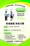 企业制度文化宣传海报7S管理 