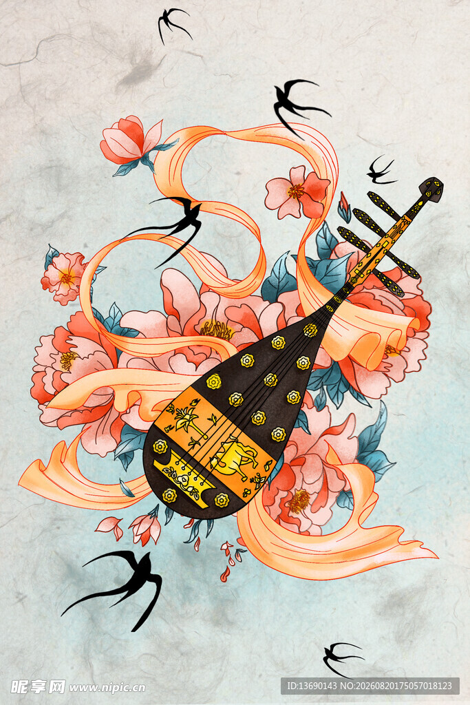 敦煌国潮插画         