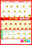 元旦海报DM背面模版