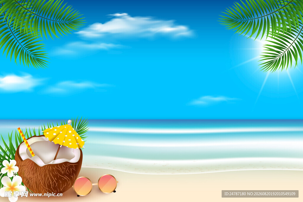 夏日海滩