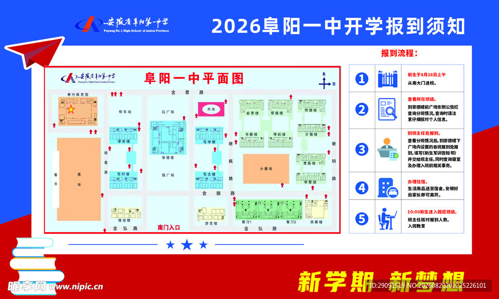 开学新生报道须知