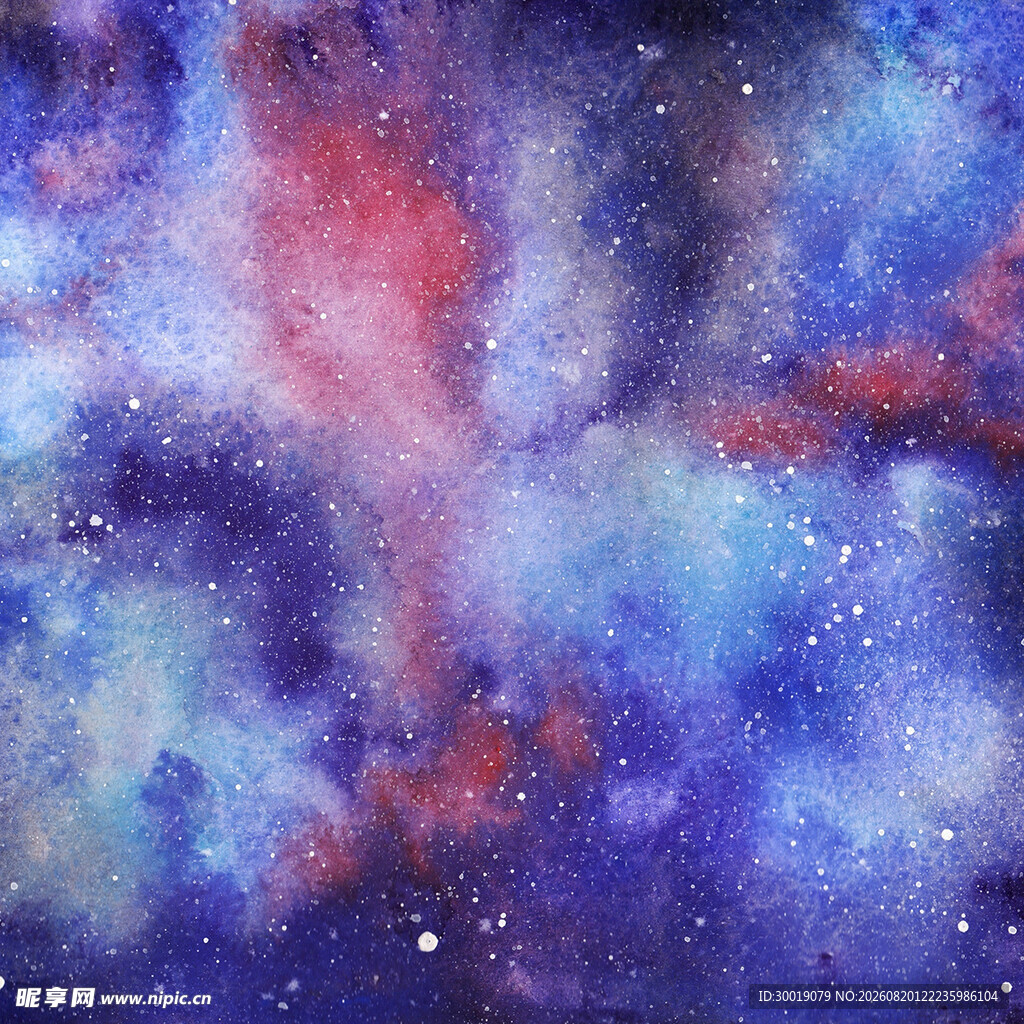 梦幻绚丽的宇宙星空画面