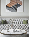 现代简约风客厅沙发茶几组合