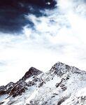 雪山之巅的壮丽景致
