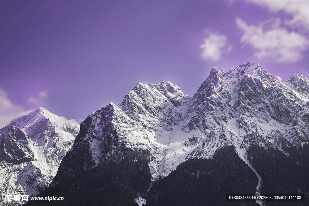壮丽雪山美景