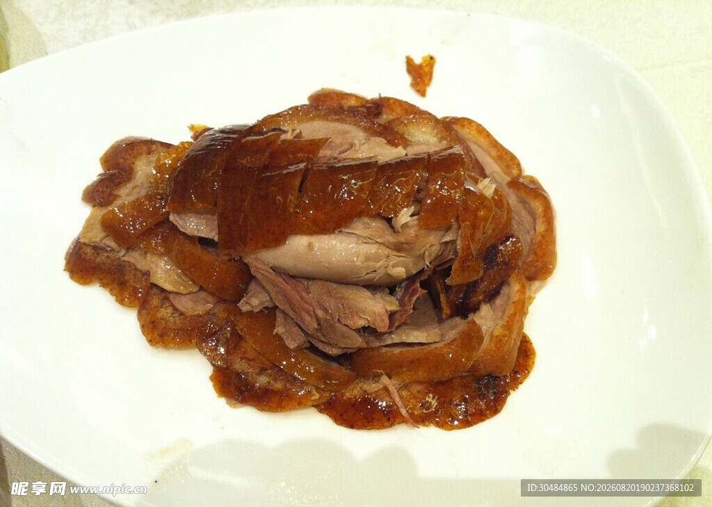 美味酱汁鸭肉
