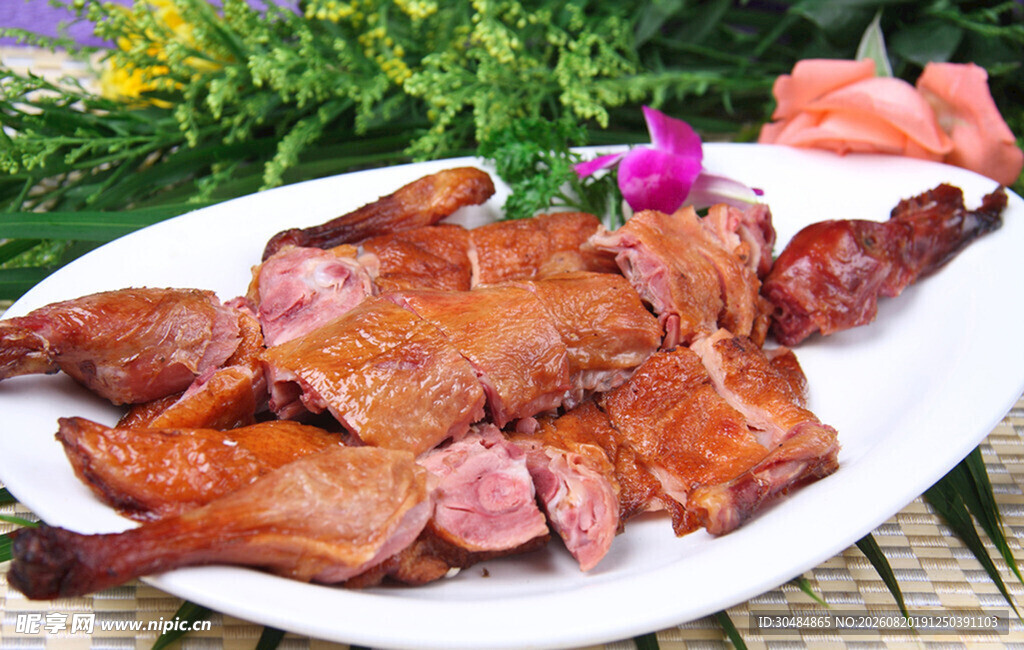 美味烤鸭拼盘
