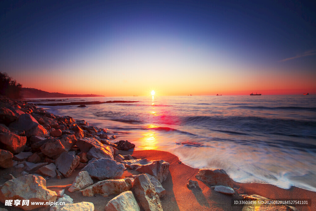 海边日落美景