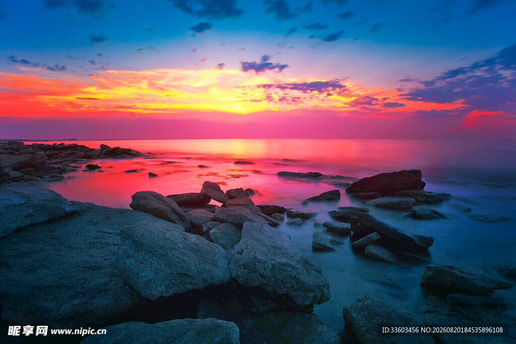 海边日落美景
