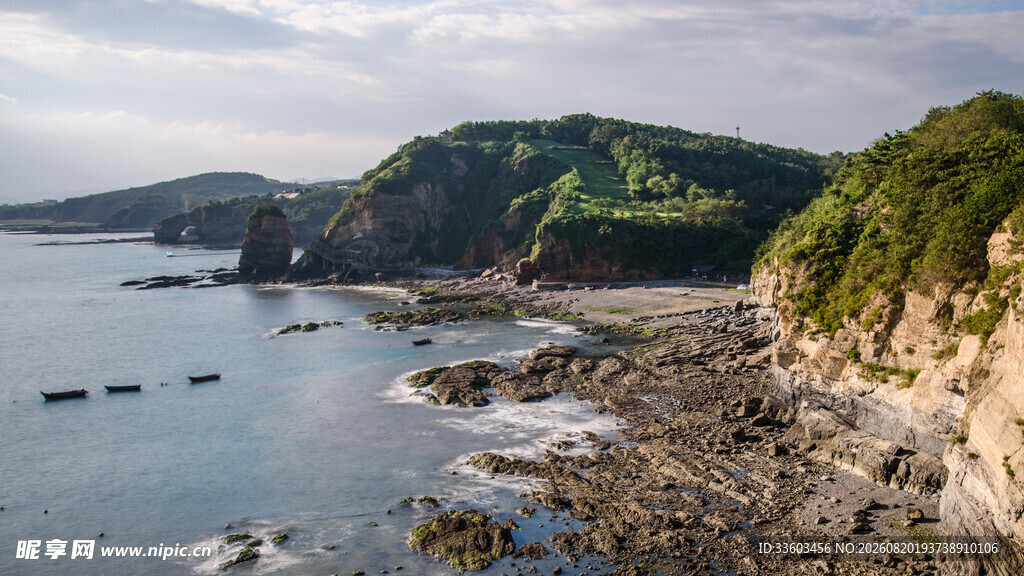 海岸风光山海相依美景
