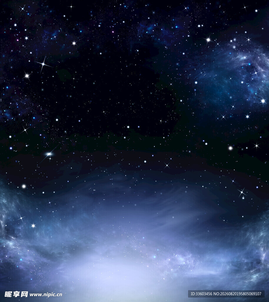 梦幻星空宇宙背景图