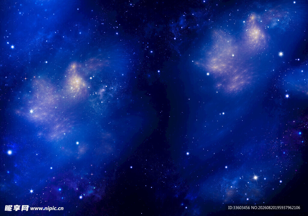 梦幻深邃的璀璨星空
