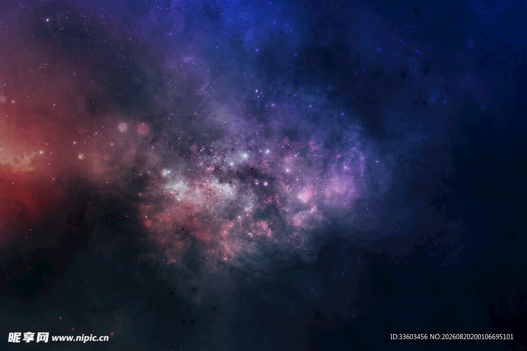 梦幻绚丽的宇宙星云景象