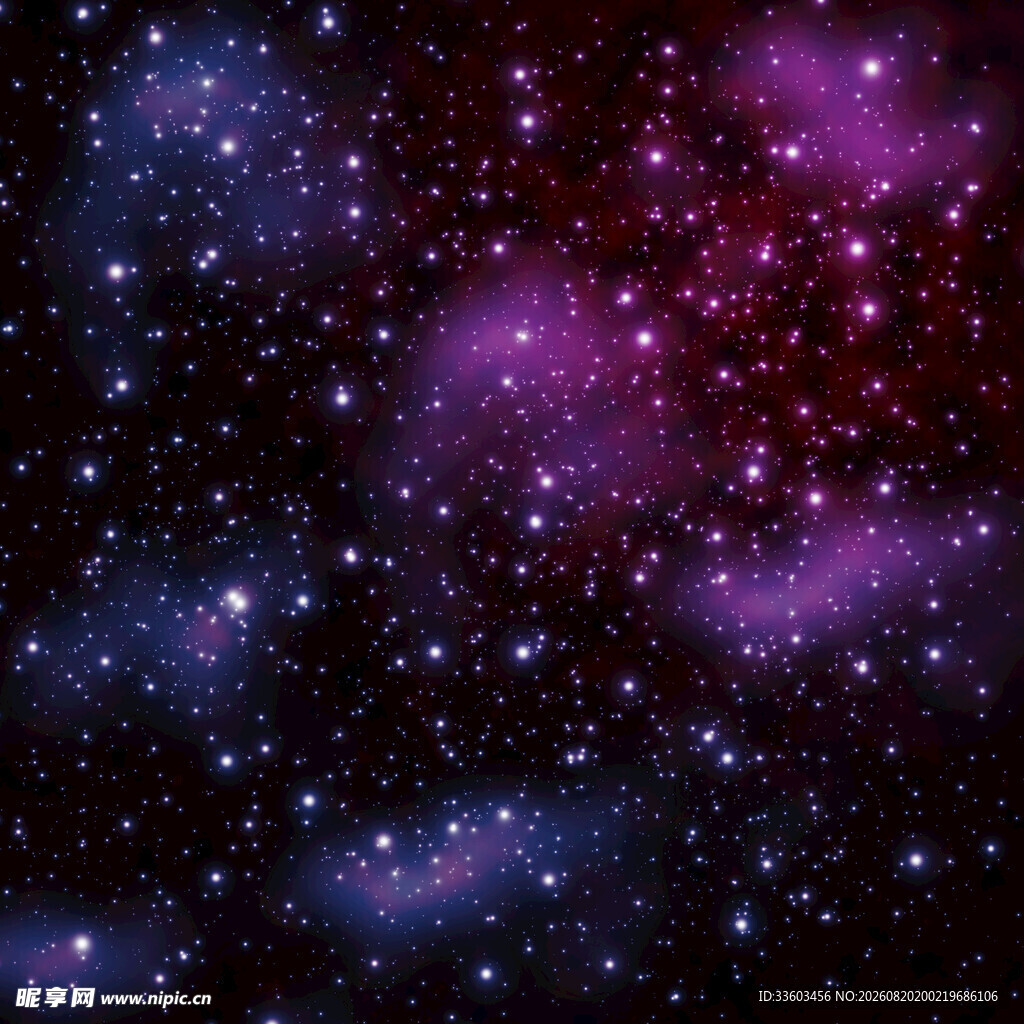 梦幻星空宇宙背景图