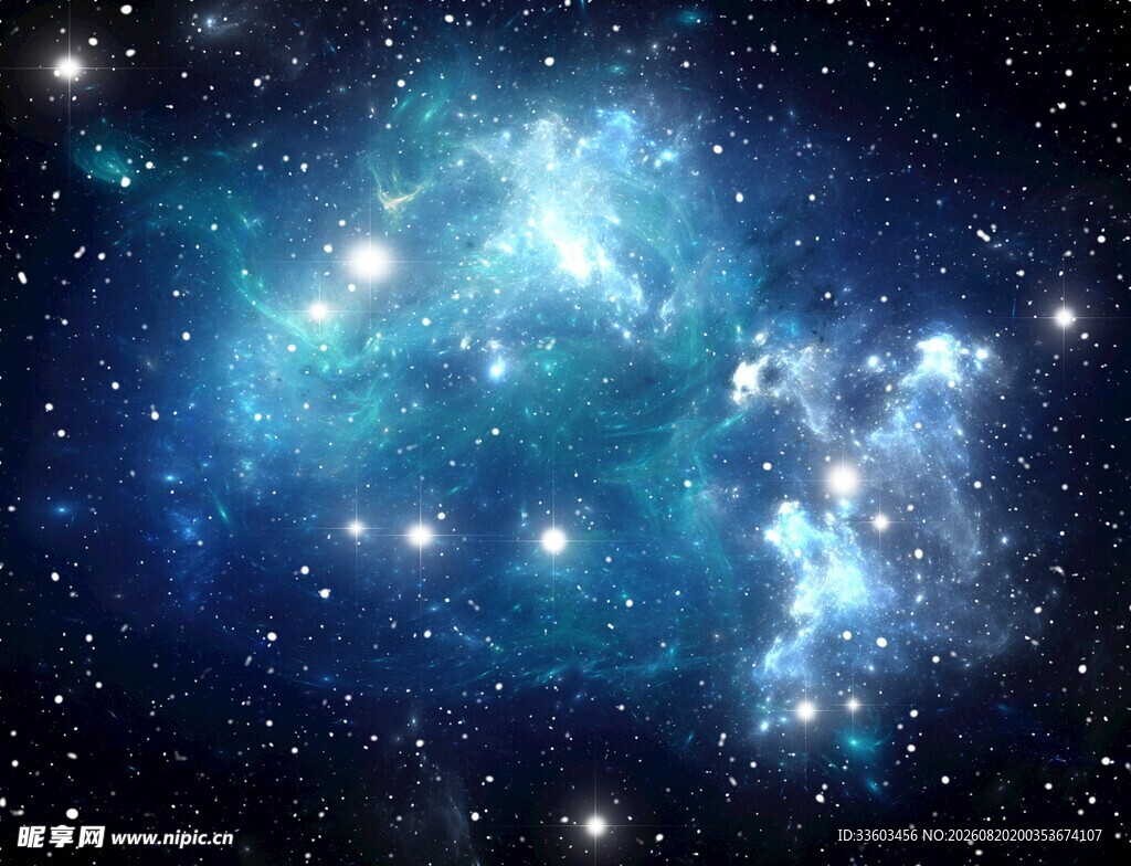 梦幻璀璨的星云景象