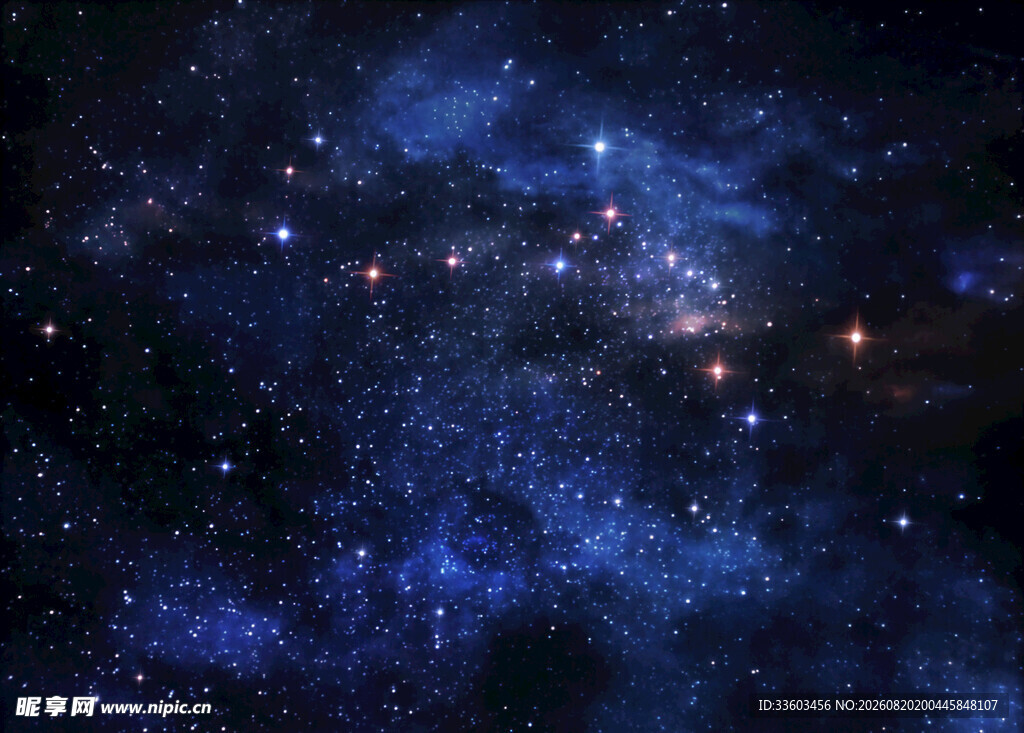 梦幻星空璀璨宇宙奇观