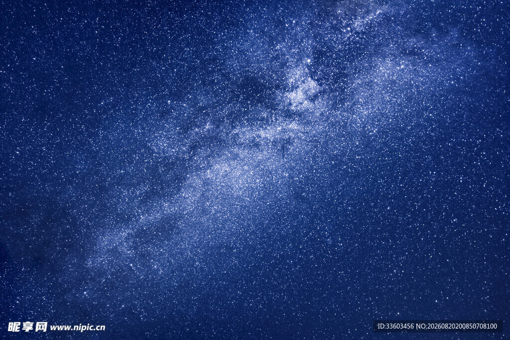 深邃星空下的璀璨银河