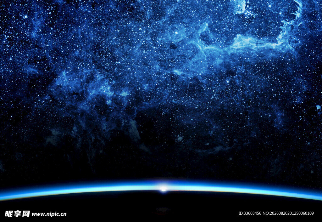 梦幻宇宙星空俯瞰图