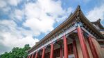 中式古建筑屋檐景观