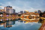 成都九眼桥夜景