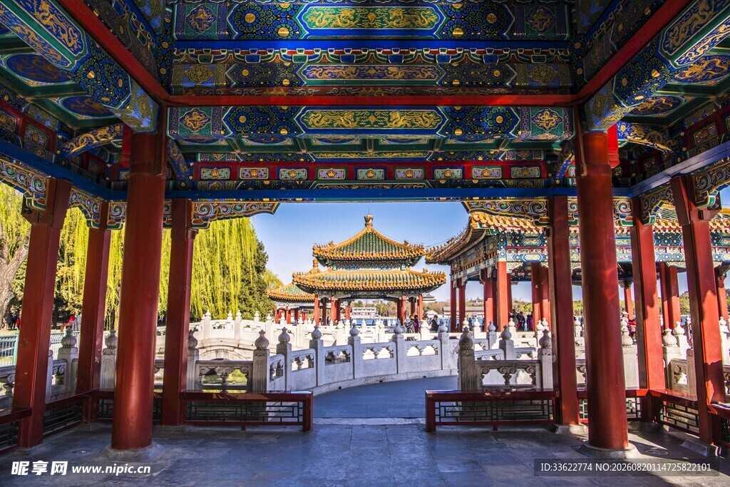 北海公园古建筑