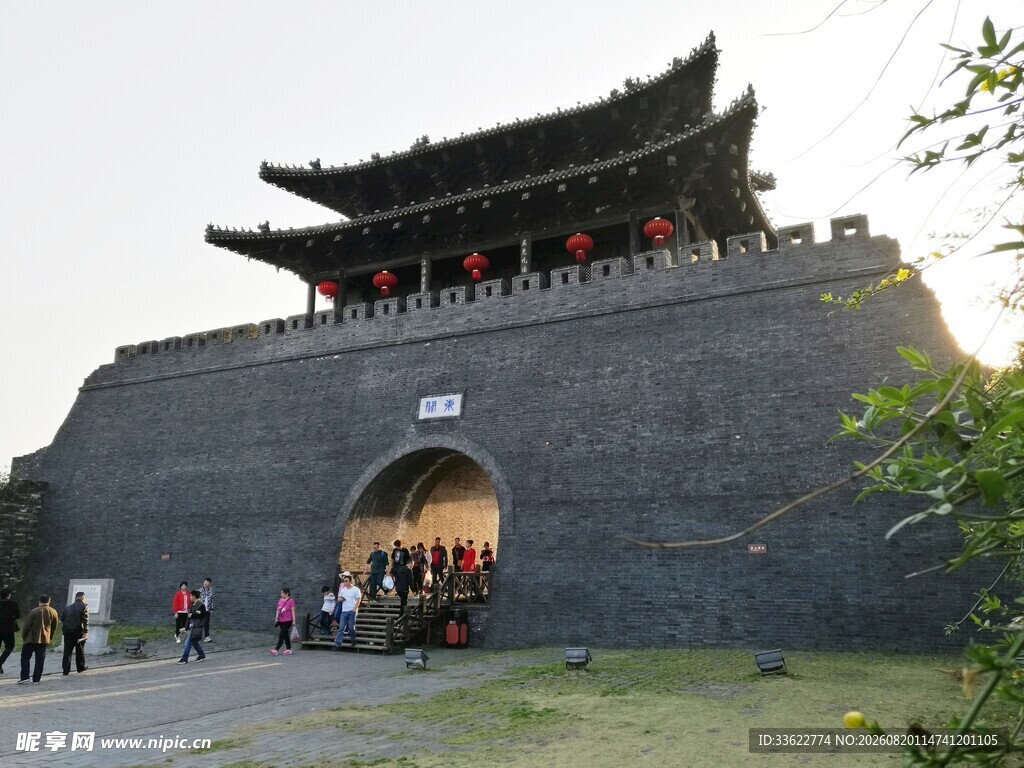 江南春色扬州东关街城楼
