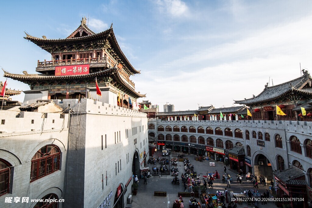 洛阳古城丽景门