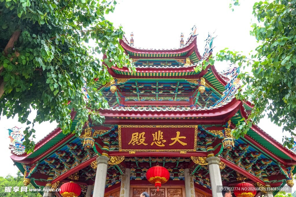 厦门南普陀寺寺庙大悲殿