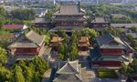 中式古建筑群俯瞰景观