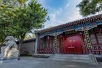 中式古宅红门典雅景致