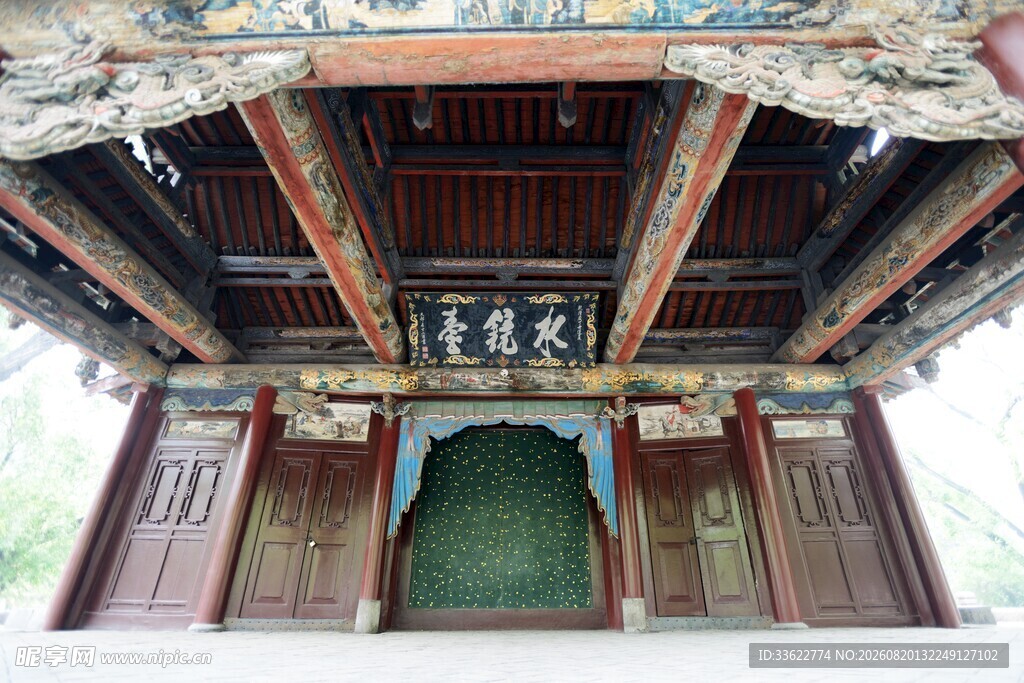 中式古建筑精美室内结构