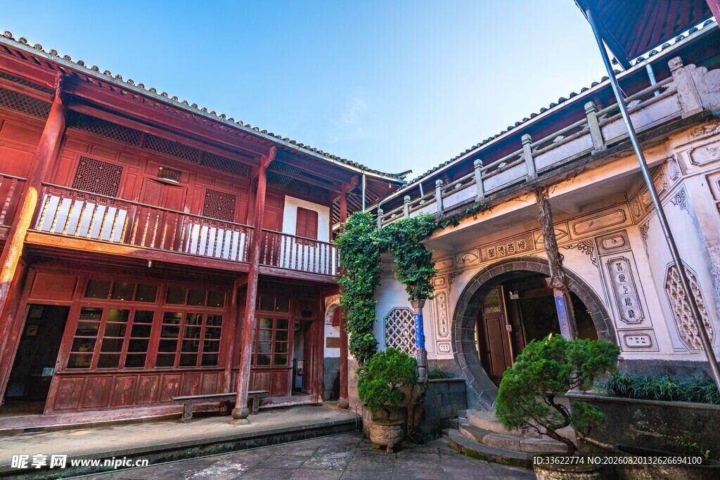 古雅中式庭院建筑景观