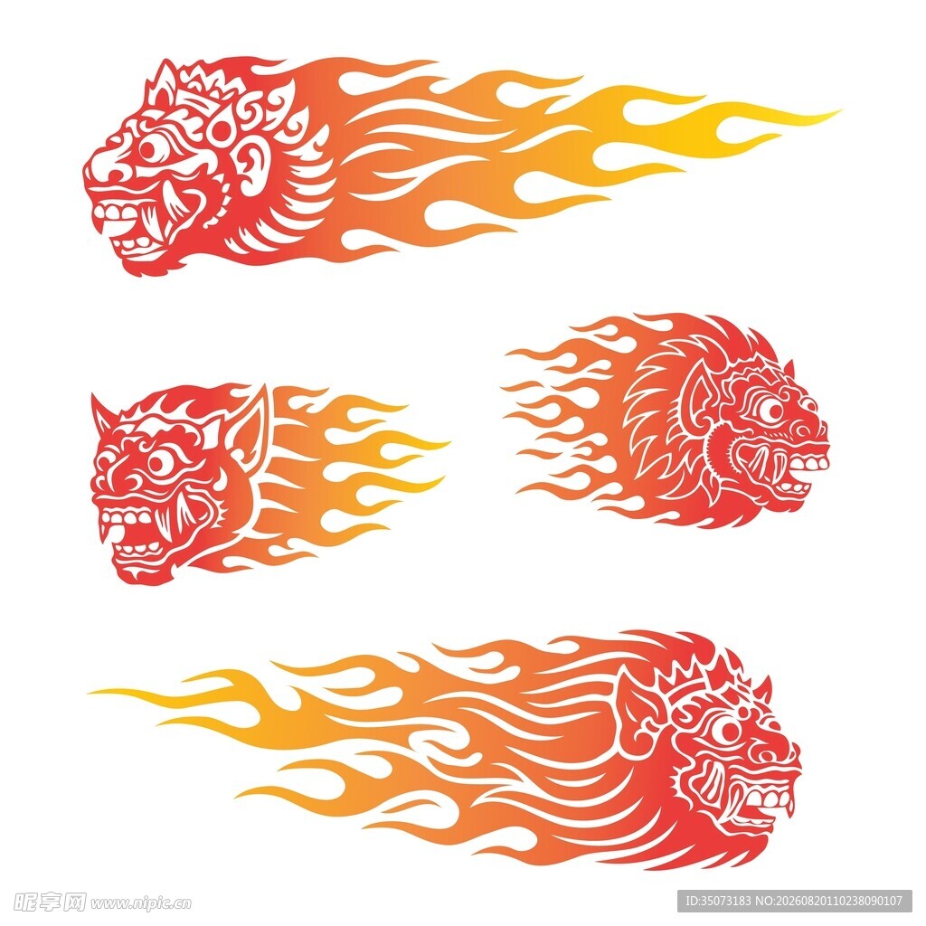 火焰神兽素材